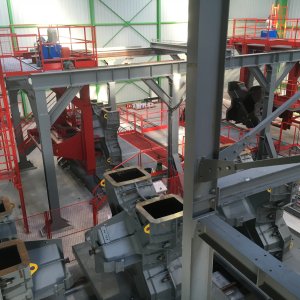 Fonctionnement de l'usine automatisée de bloc artificiel